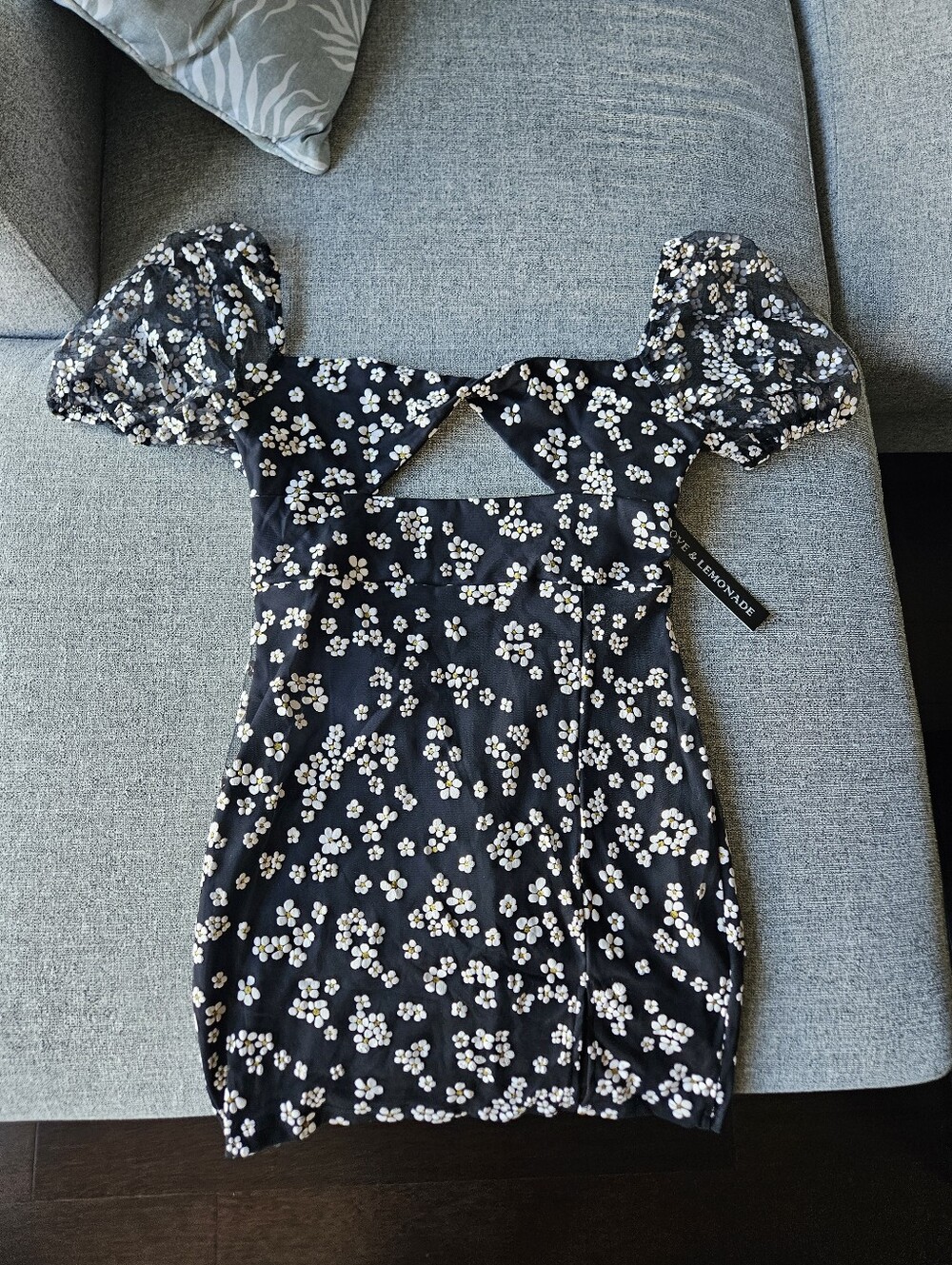 NEW NWT Love & Lemons Mini Dress with Cutout